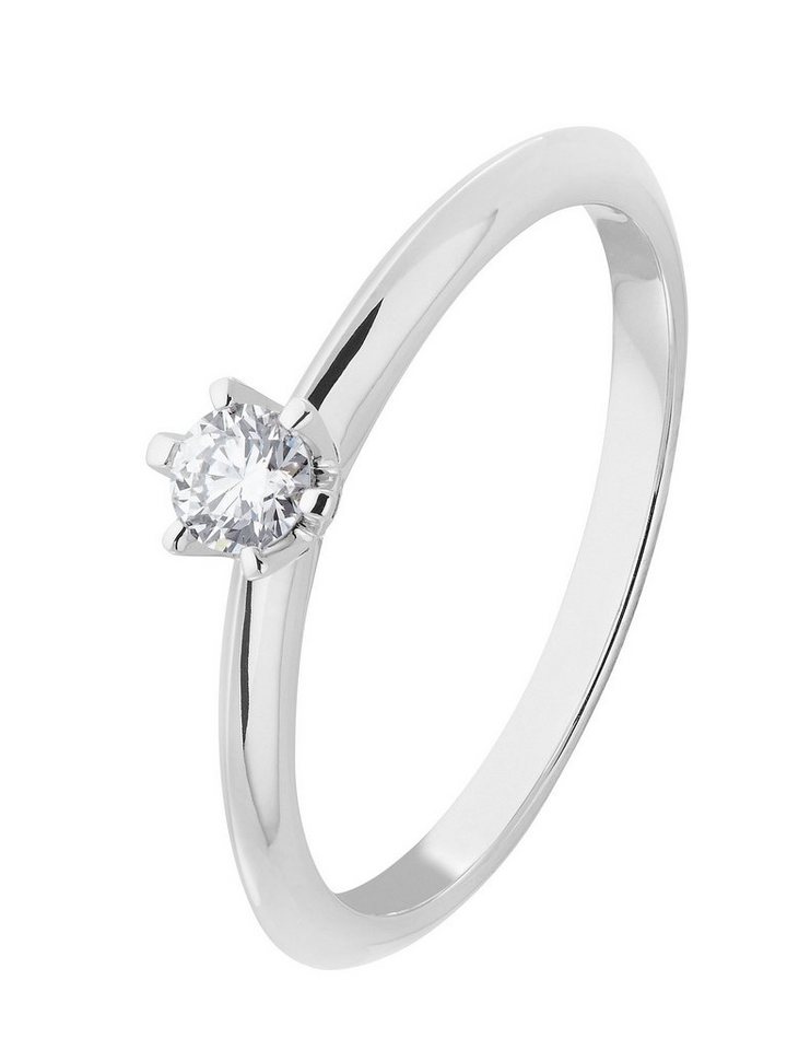 CHRIST Diamantring CHRIST Damen-Damenring 585er Weißgold 1 Diamant von CHRIST