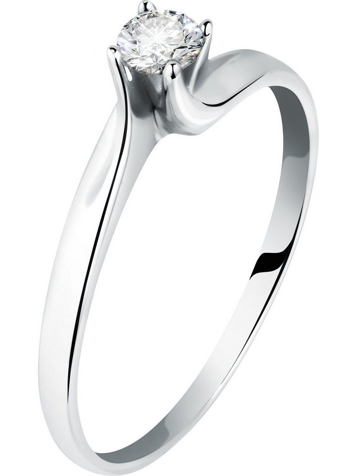 CHRIST Diamantring CHRIST Damen-Damenring 750er Weißgold 1 Diamant von CHRIST