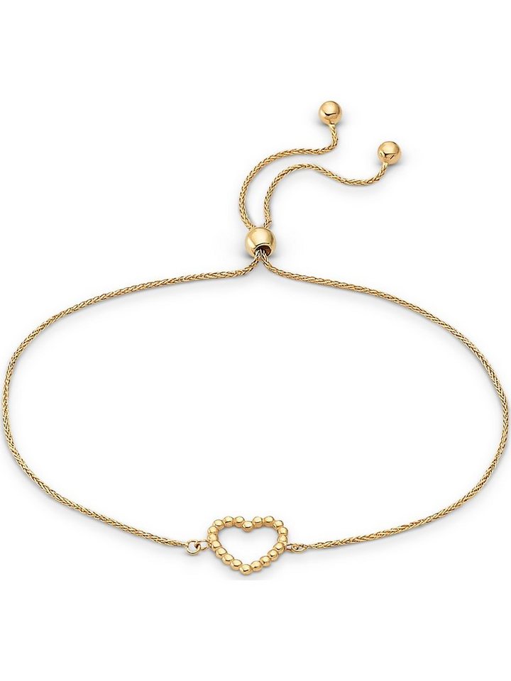 CHRIST Goldarmband CHRIST Damen-Armband 375er Gelbgold Herz von CHRIST