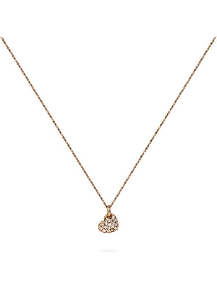 CHRIST Goldkette CHRIST Damen-Kette 17 Diamant Herz von CHRIST