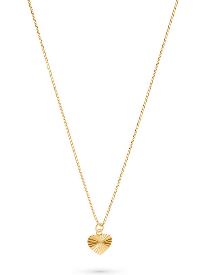 CHRIST Goldkette CHRIST Damen-Kette 375er Gelbgold Herz von CHRIST