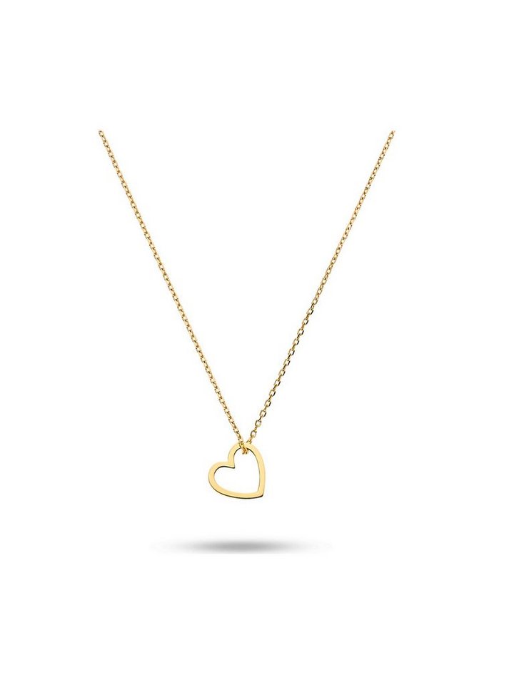 CHRIST Goldkette CHRIST Damen-Kette 375er Gelbgold Herz von CHRIST