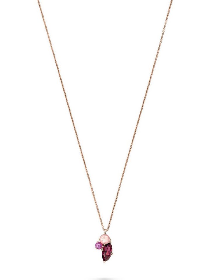 CHRIST Collier CHRIST Damen-Kette 585er Roségold 1 Saphir von CHRIST