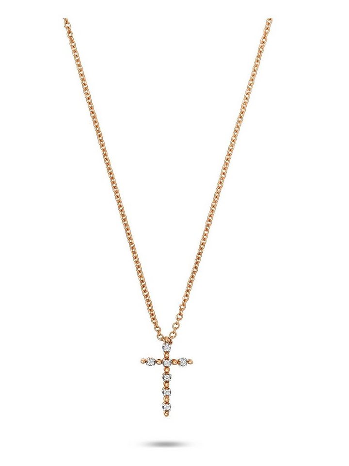 CHRIST Collier CHRIST Damen-Kette 7 Diamant Kreuz von CHRIST