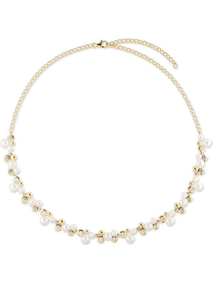 FAVS Silberkette FAVS Damen-Kette 925er Silber Süßwasserperle von FAVS