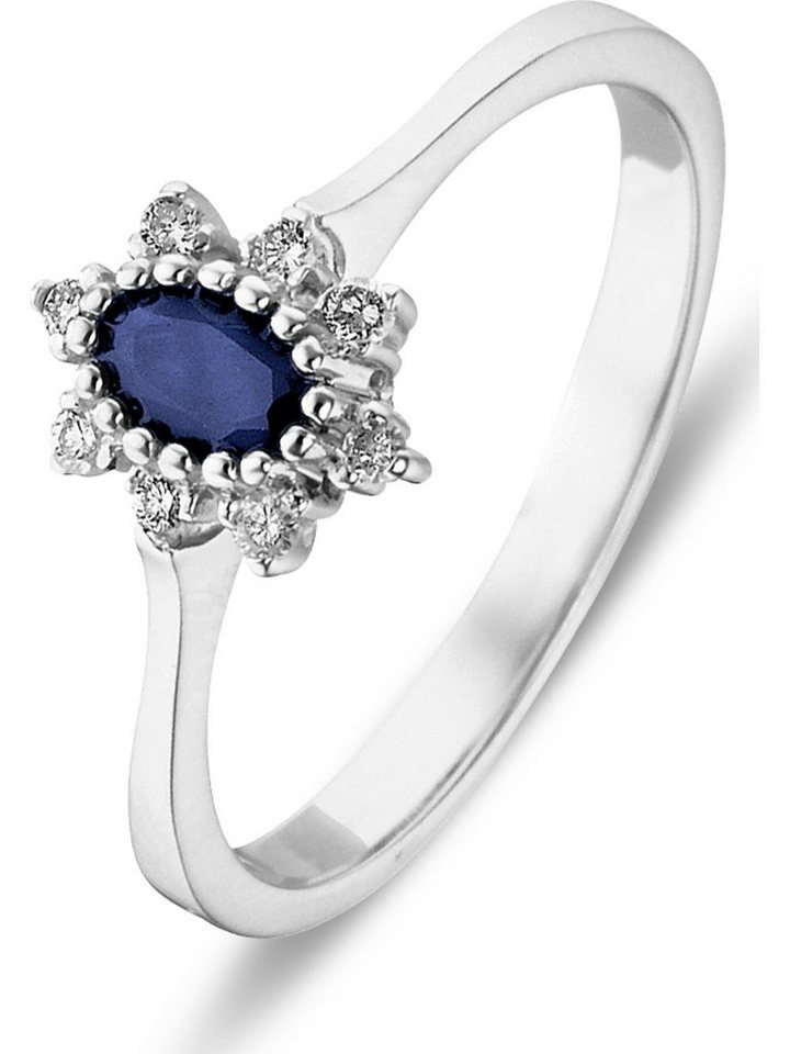 CHRIST Goldring CHRIST Damen-Damenring 1 Saphir von CHRIST