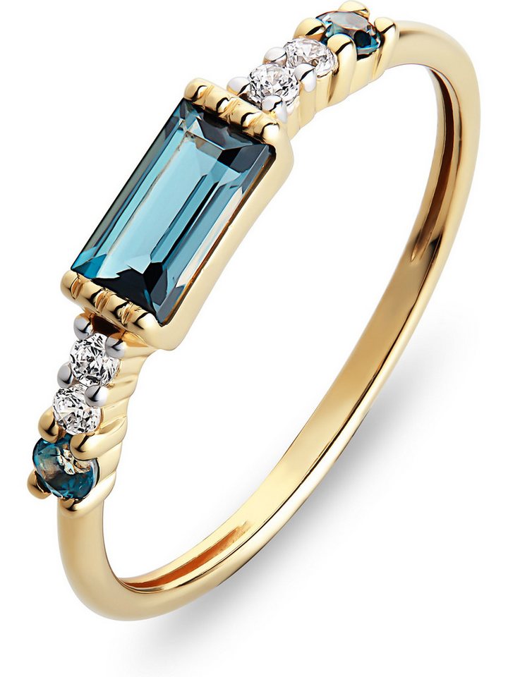 CHRIST Goldring CHRIST Damen-Damenring 1 Topas von CHRIST