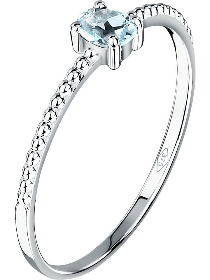 CHRIST Goldring CHRIST Damen-Damenring 375er Weißgold 1 Topas von CHRIST