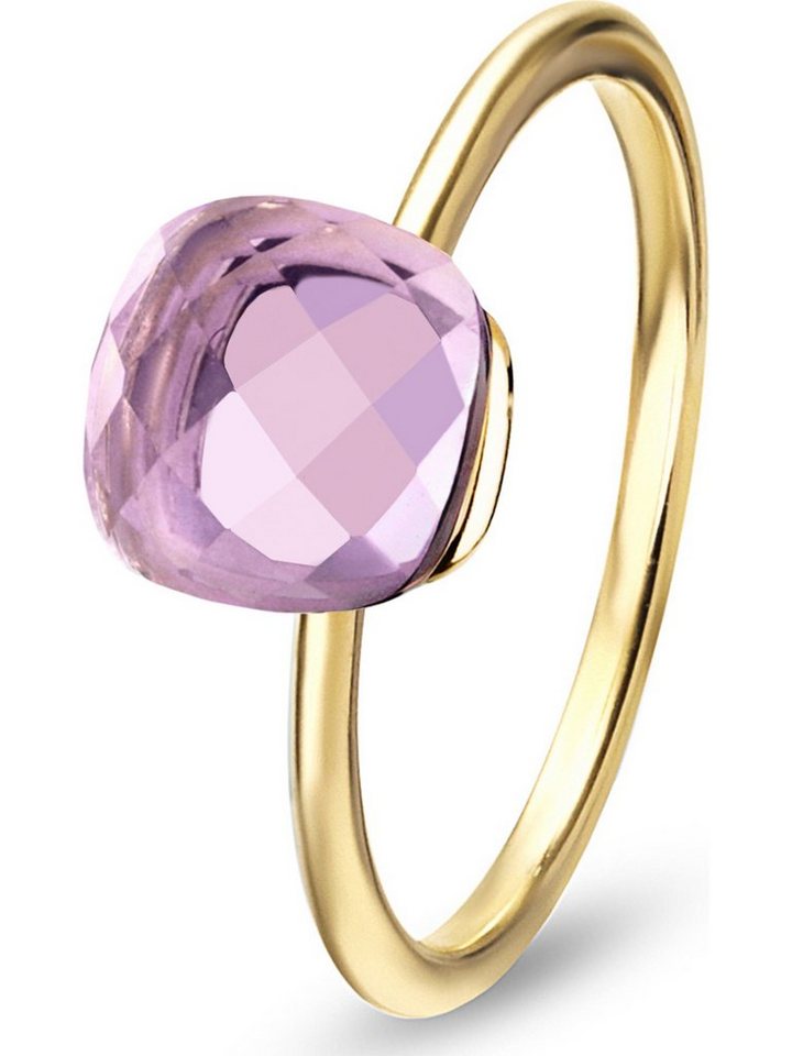 CHRIST Goldring CHRIST Damen-Damenring 585er Gelbgold 1 Farbstein von CHRIST