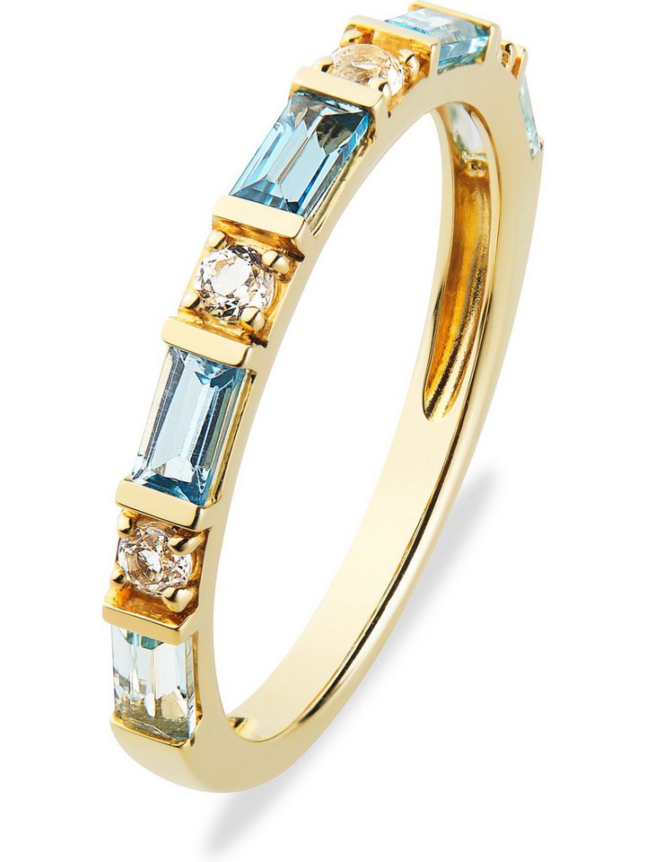 CHRIST Goldring CHRIST Damen-Damenring 585er Gelbgold 1 Topas von CHRIST