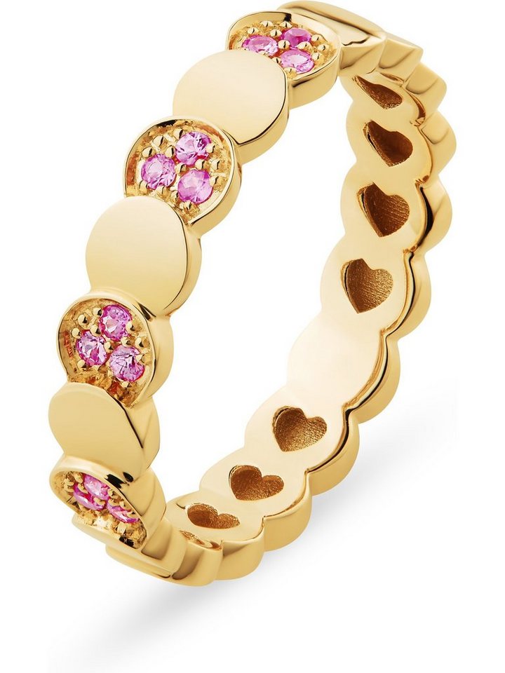 CHRIST Goldring CHRIST Damen-Damenring 585er Gelbgold 12 Saphir von CHRIST