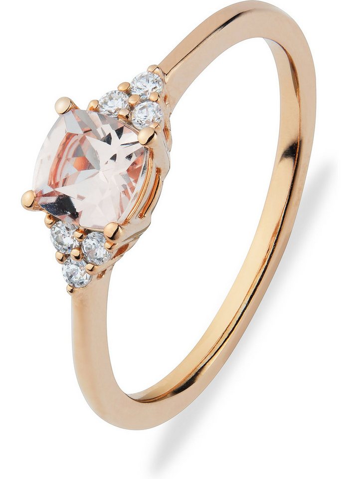 CHRIST Goldring CHRIST Damen-Damenring 585er Roségold 1 Morganit von CHRIST
