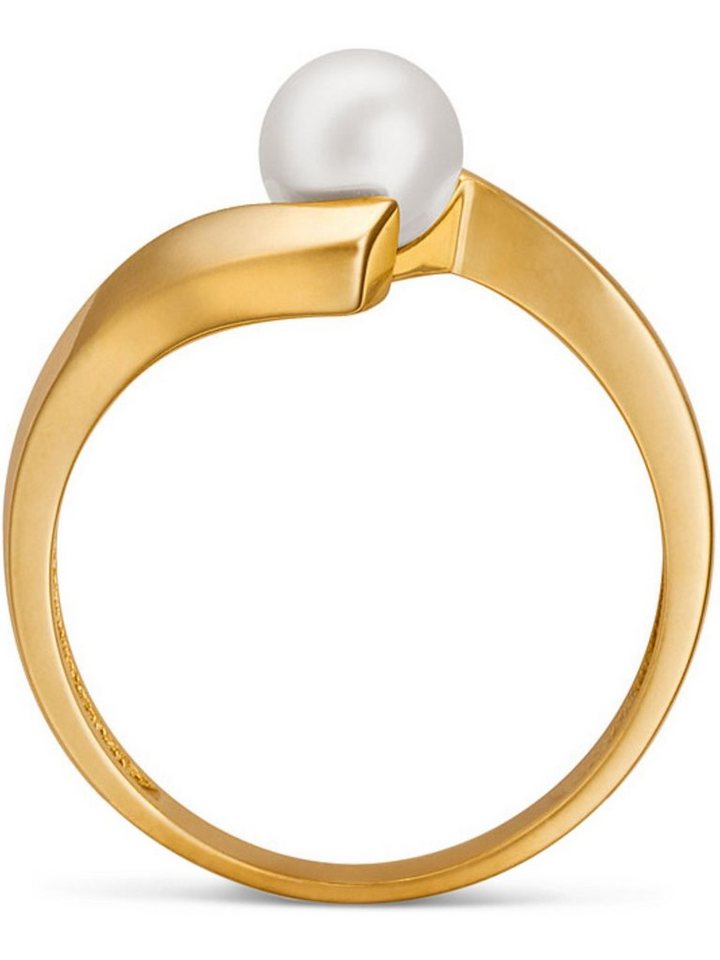 CHRIST Goldring CHRIST Damen-Damenring Süßwasserperle von CHRIST