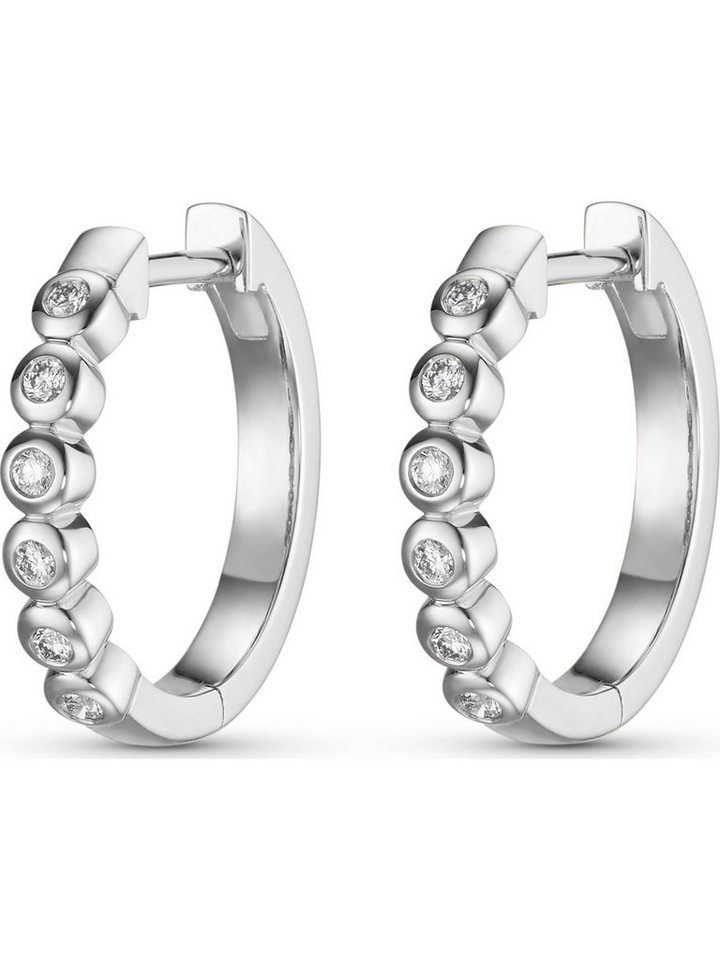 CHRIST Paar Creolen CHRIST Damen-Creolen 12 Diamant (Paar) von CHRIST