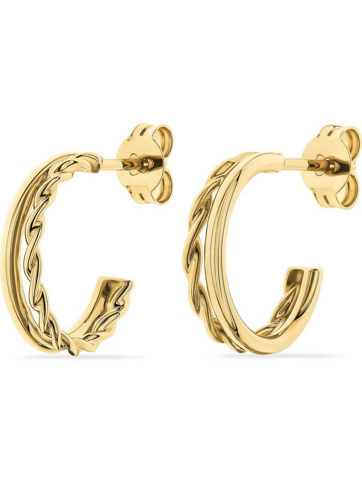 CHRIST Paar Creolen CHRIST Damen-Creolen 375er Gelbgold (Paar) von CHRIST