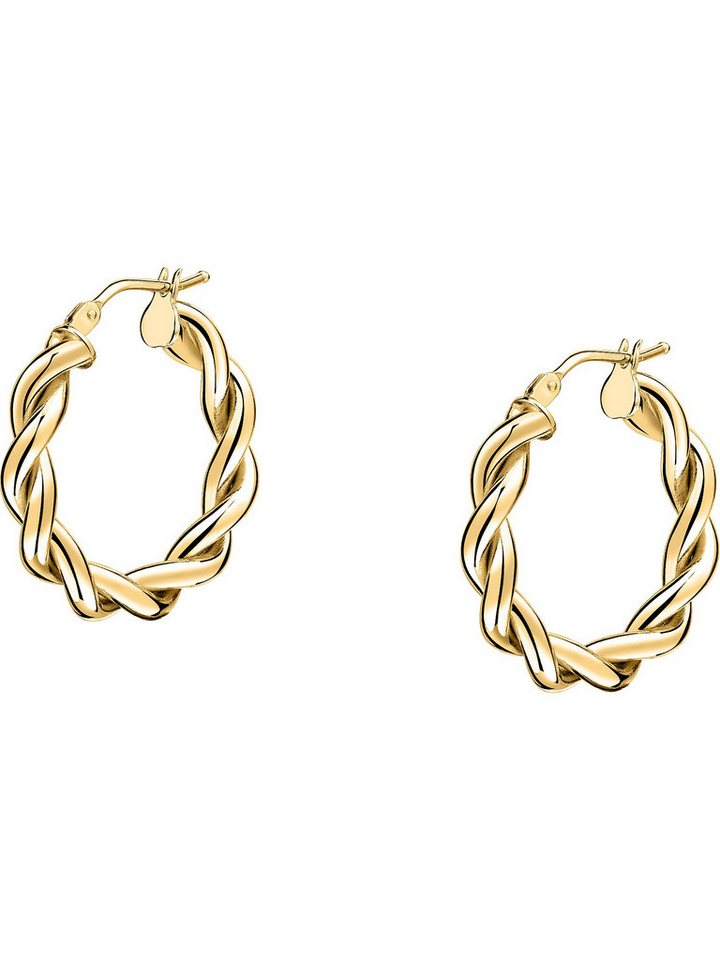 CHRIST Paar Creolen CHRIST Damen-Creolen 585er Gelbgold (Paar) von CHRIST