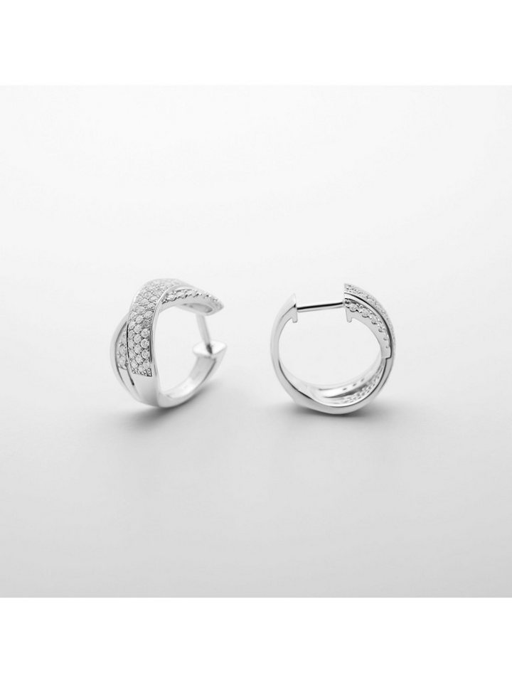 CHRIST Paar Creolen CHRIST Damen-Creolen 8 Diamant (Paar), Highlight 2025 von CHRIST