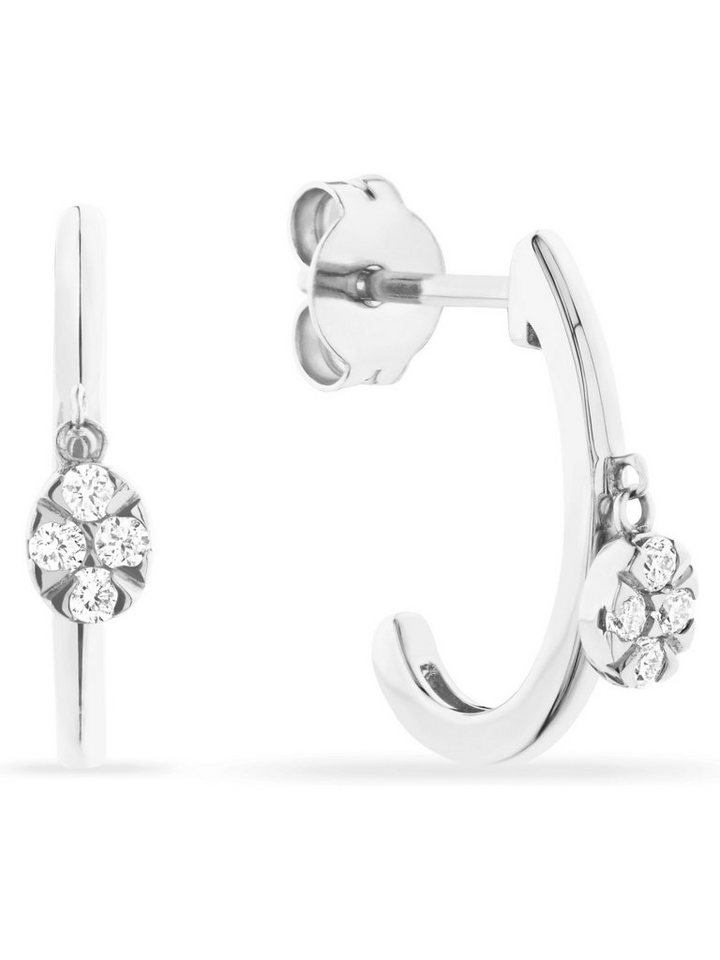 CHRIST Paar Creolen CHRIST Damen-Creolen 8 Diamant (Paar) von CHRIST