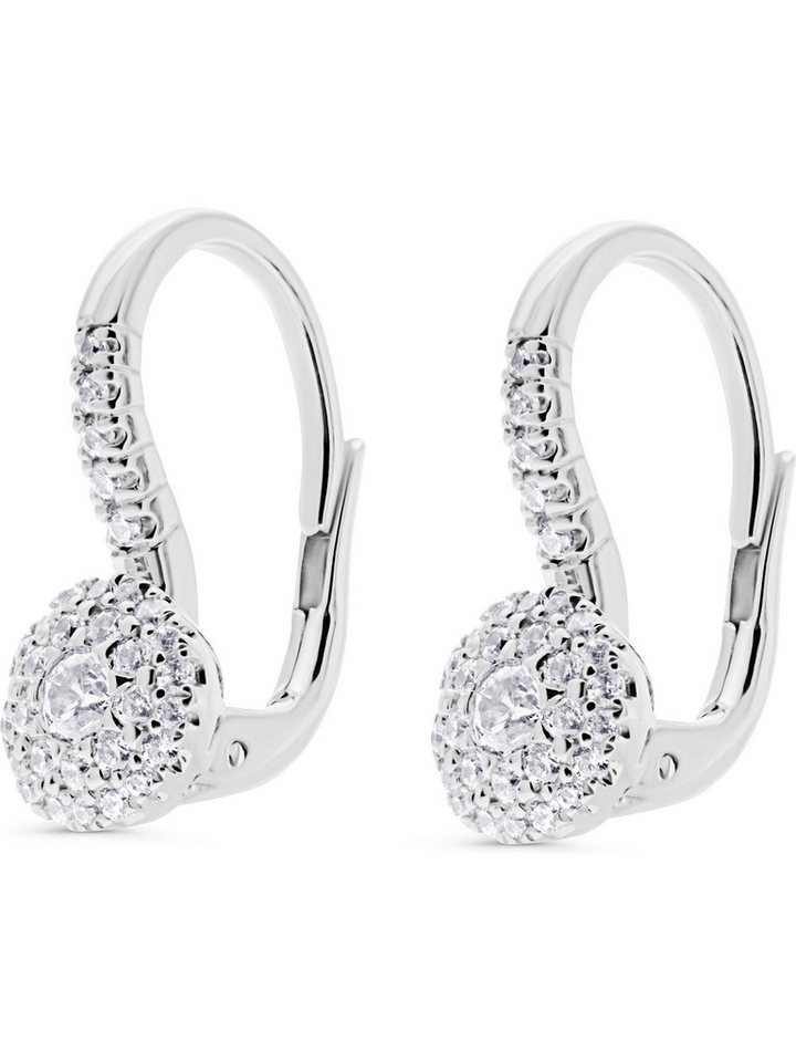 CHRIST Paar Ohrhänger CHRIST Damen-Ohrhänger 2 Diamant von CHRIST