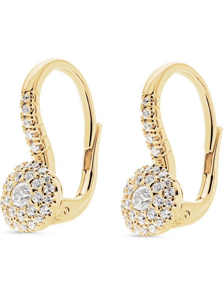 CHRIST Paar Ohrhänger CHRIST Damen-Ohrhänger 2 Diamant von CHRIST