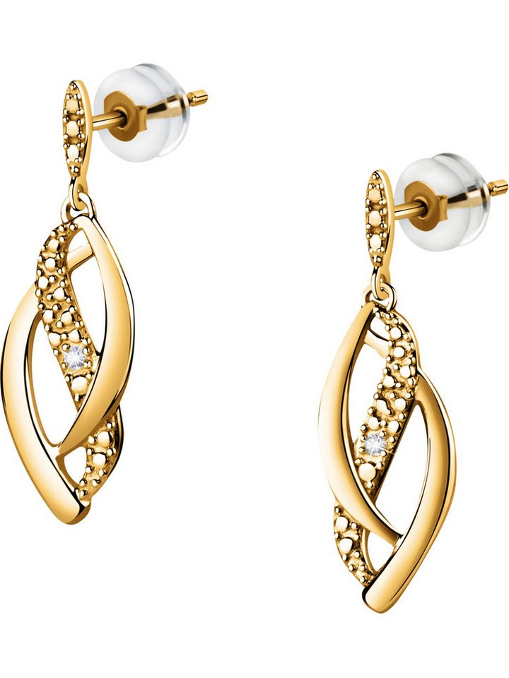 CHRIST Paar Ohrstecker CHRIST Damen-Ohrstecker 375er Gelbgold Diamant von CHRIST