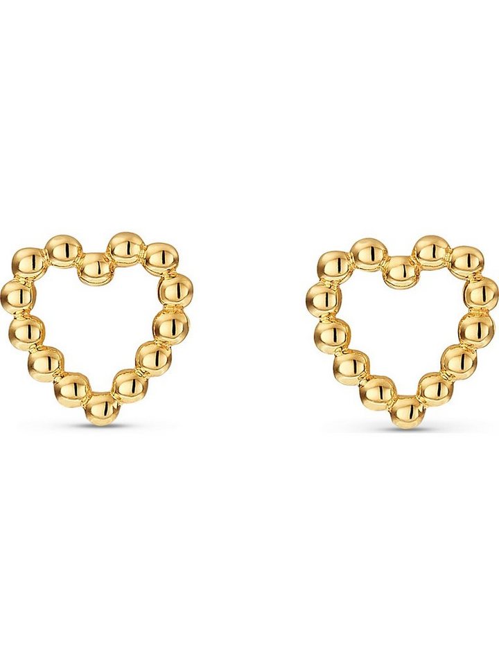 CHRIST Paar Ohrstecker CHRIST Damen-Ohrstecker 375er Gelbgold Herz von CHRIST