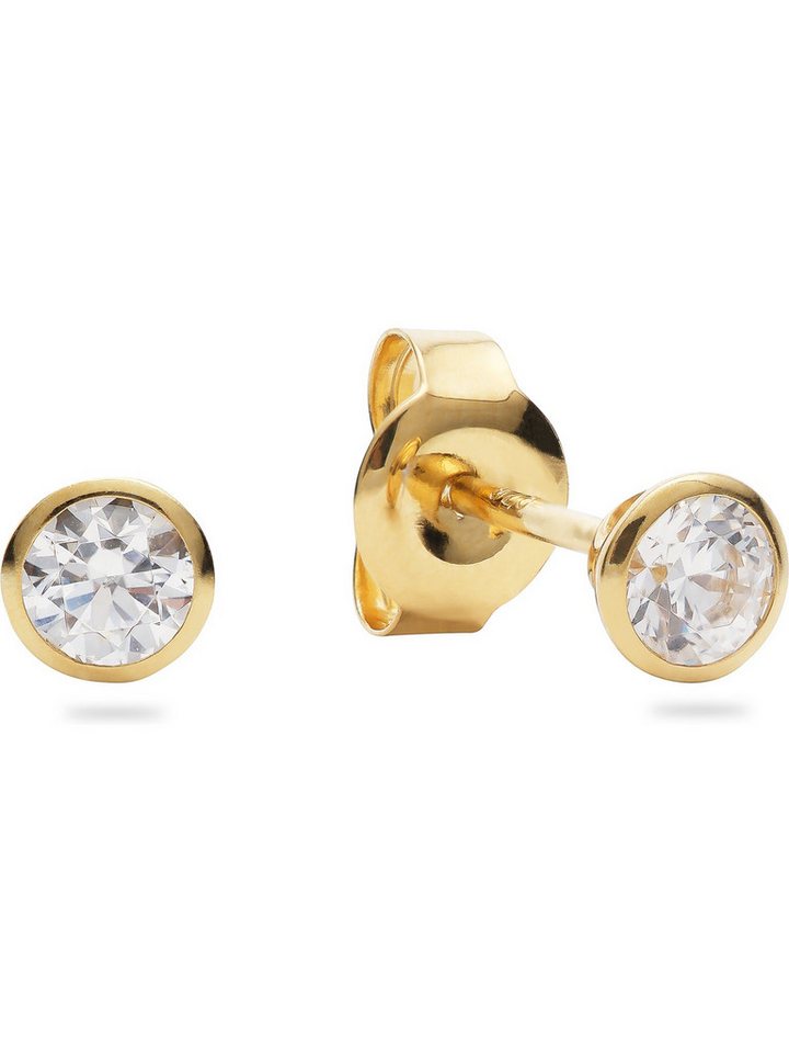 CHRIST Paar Ohrstecker CHRIST Damen-Ohrstecker 585er Gelbgold 2 Diamant von CHRIST