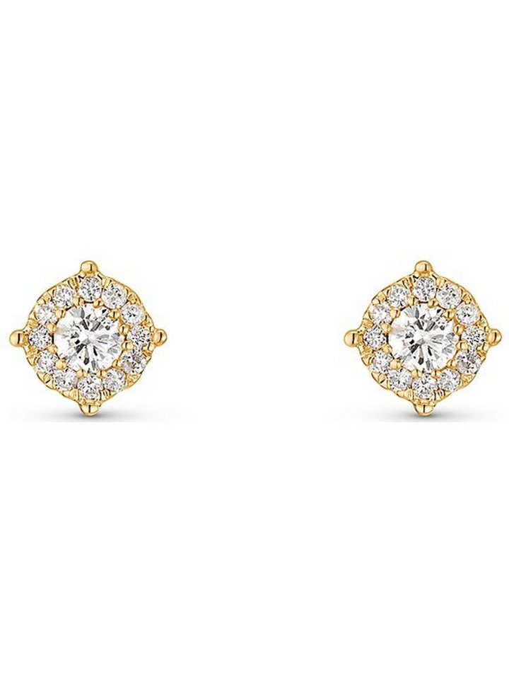 CHRIST Paar Ohrstecker CHRIST Damen-Ohrstecker 585er Gelbgold 26 Diamant von CHRIST