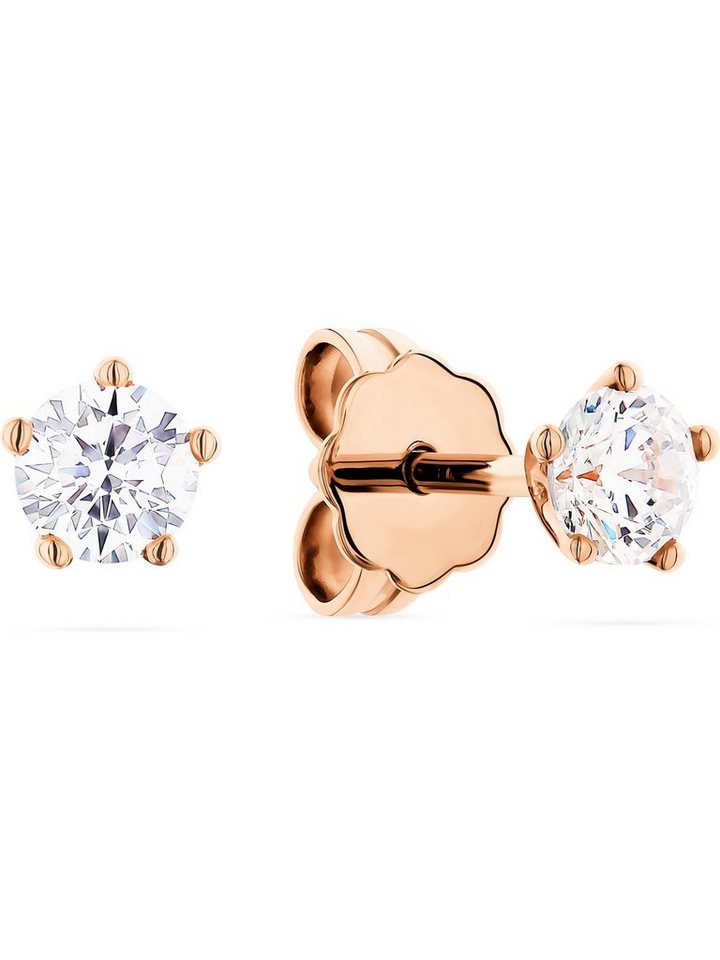 CHRIST Paar Ohrstecker CHRIST Damen-Ohrstecker 750er Roségold 2 Diamant von CHRIST