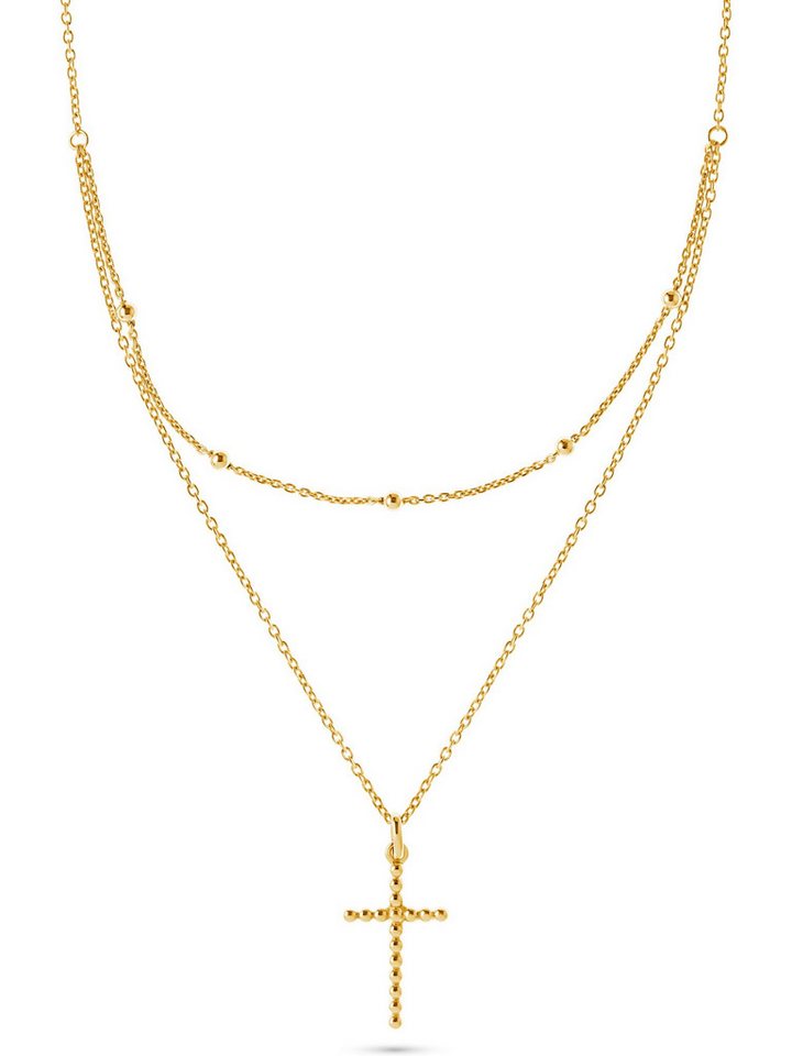 CHRIST Silberkette CHRIST Damen-Kette 925er Silber, recycelt Kreuz CHRIST Silberkette CHRIST Damen-Kette 925er Silber, recycelt Kreuz von CHRIST