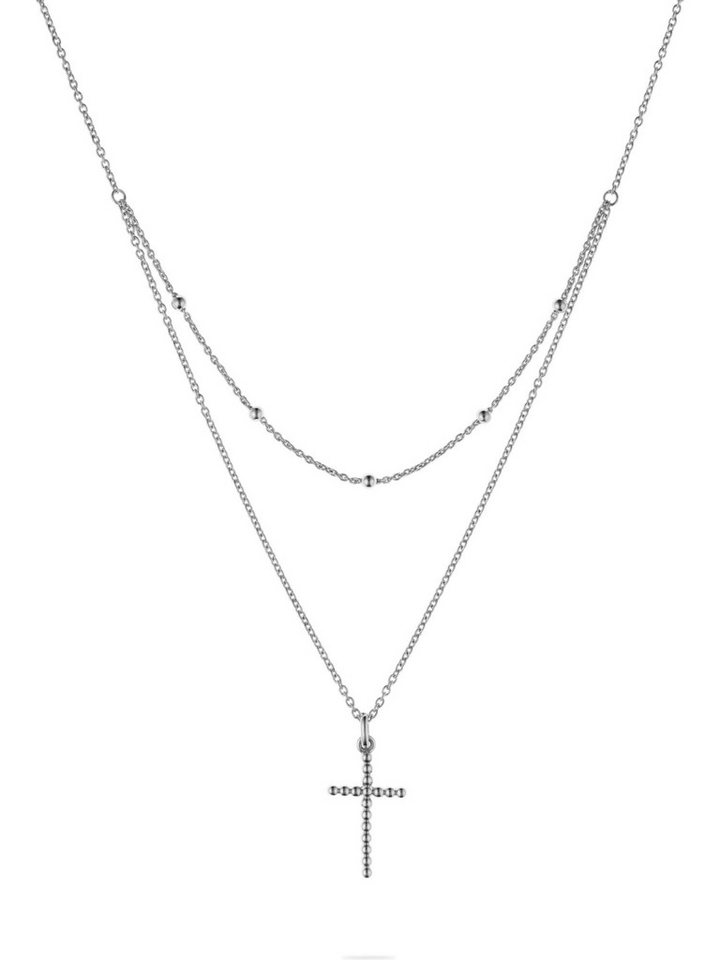 CHRIST Silberkette CHRIST Damen-Kette 925er Silber, recycelt Kreuz CHRIST Silberkette CHRIST Damen-Kette 925er Silber, recycelt Kreuz von CHRIST