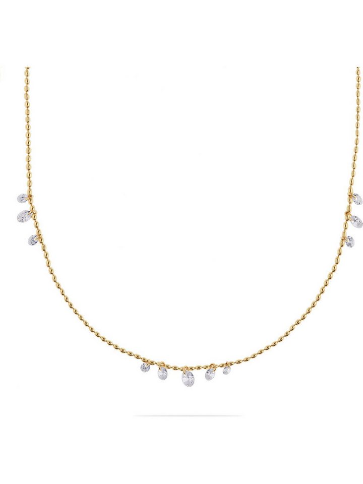 CHRIST Silberkette CHRIST Damen-Kette 925er Silber, recycelt Zirkonia von CHRIST