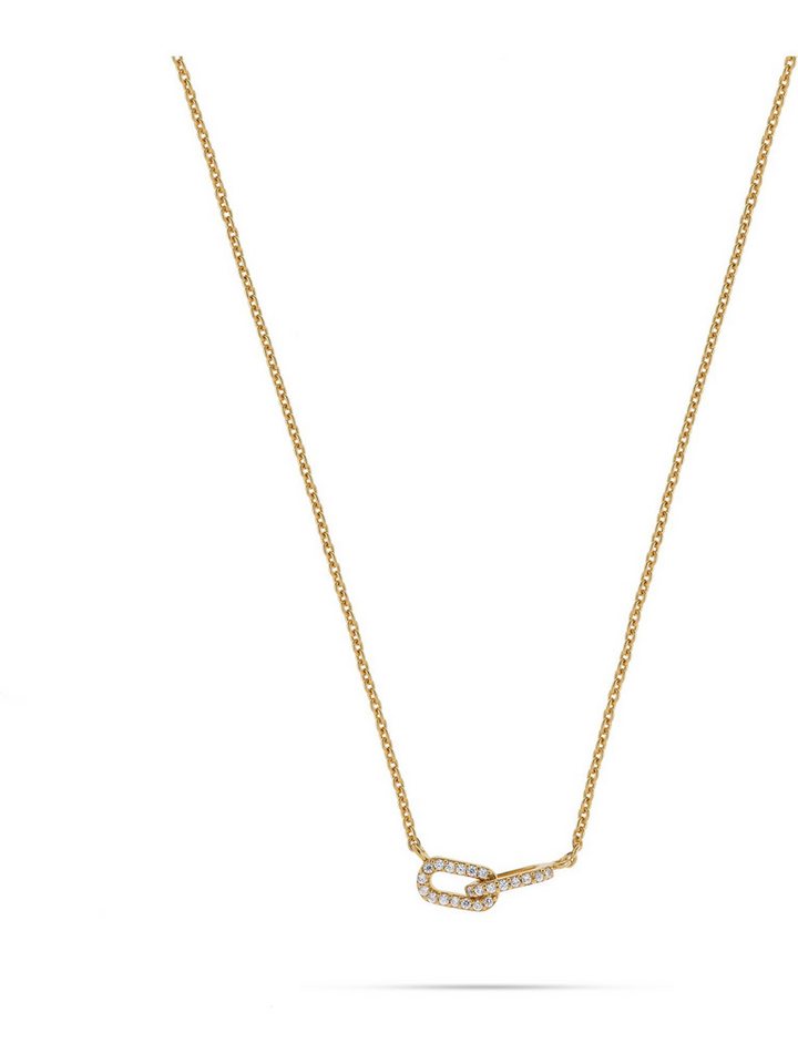 CHRIST Silberkette CHRIST Damen-Kette 925er Silber, recycelt Zirkonia von CHRIST