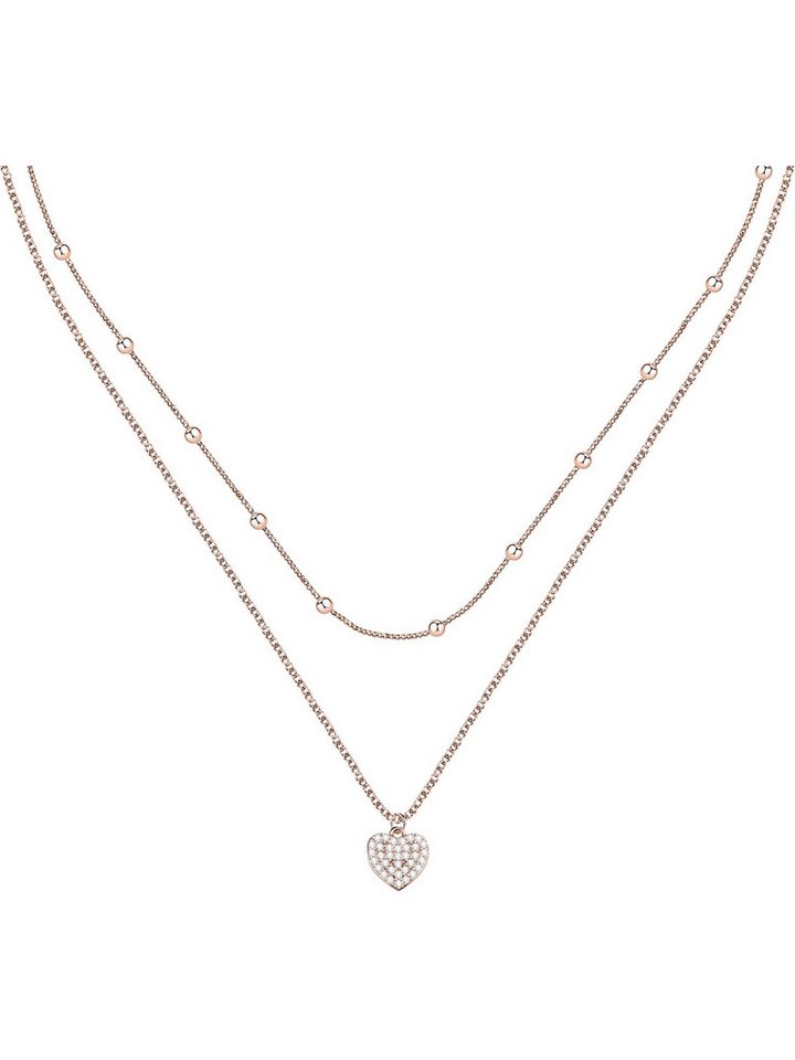 CHRIST Silberkette CHRIST Damen-Kette 925er Silber, recycelt Zirkonia von CHRIST