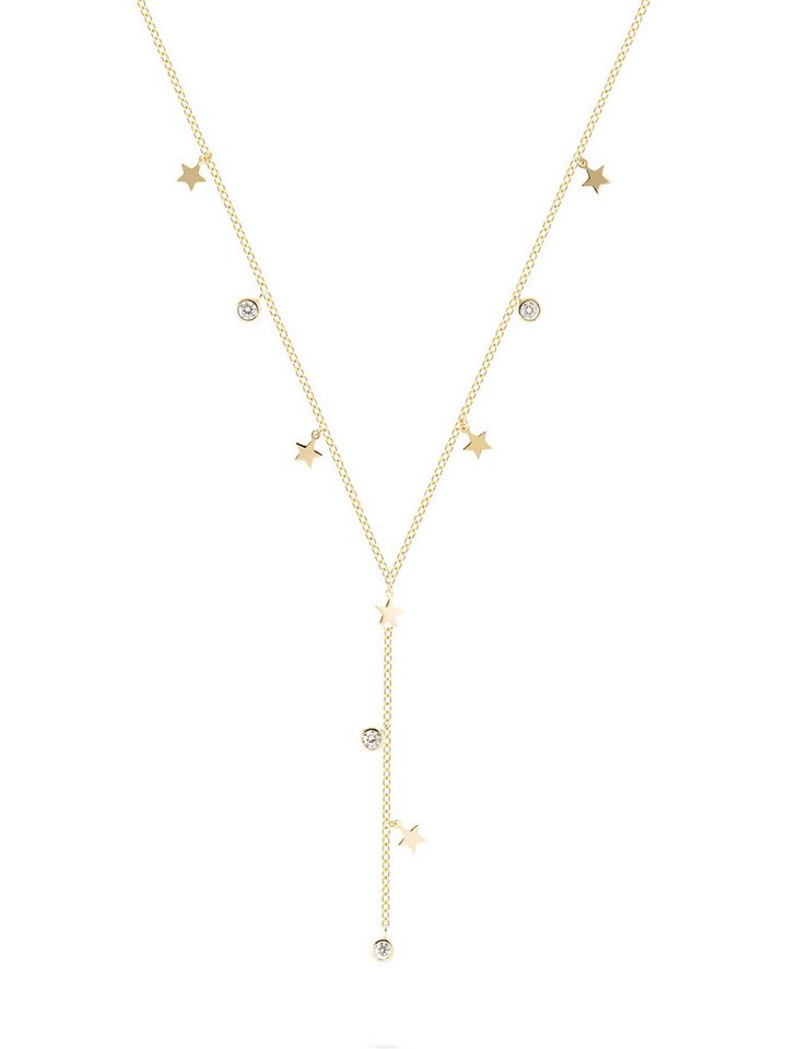 CHRIST Silberkette CHRIST Damen-Kette 925er Silber, recycelt Zirkonia von CHRIST