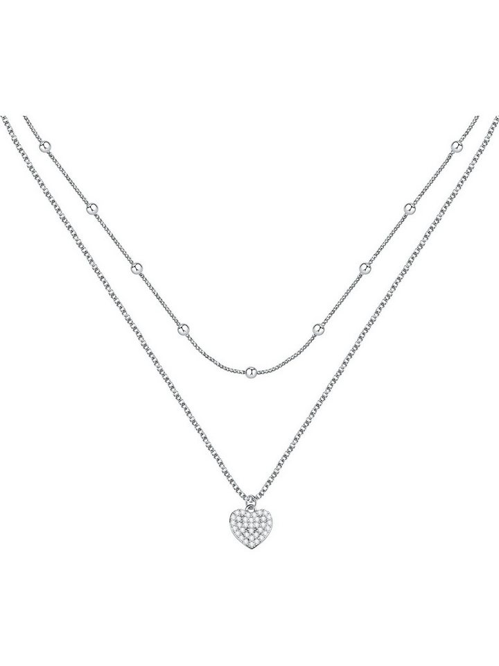 CHRIST Silberkette CHRIST Damen-Kette 925er Silber, recycelt Zirkonia von CHRIST