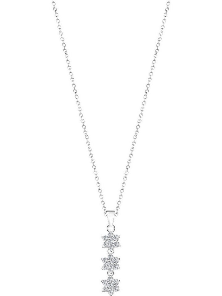 CHRIST Silberkette CHRIST Damen-Kette 925er Silber, recycelt Zirkonia von CHRIST