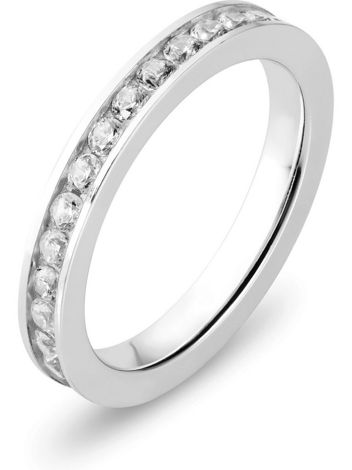 CHRIST Silberring CHRIST Damen-Ring 925er Silber, recycelt Zirkonia, Zirkonia von CHRIST