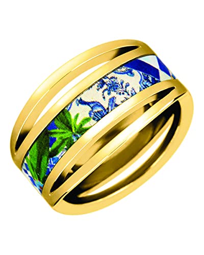 Christian Lacroix Damen-Ring Messing rhodiniert XF21015 von Christian Lacroix