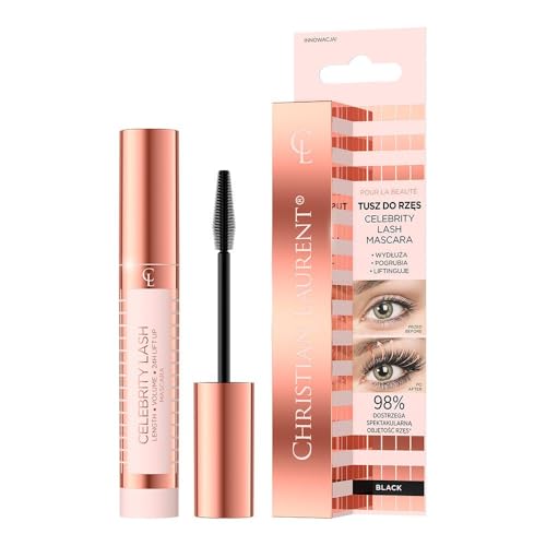 Christian Laurent Pour La Beauté Celebrity Lash Mascara - Verlängernd, Volumenverstärkend & Liftend - 7 ml von CHRISTIAN LAURENT
