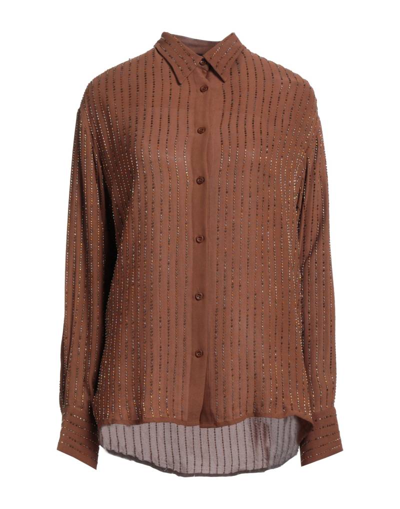 CHRISTIAN PELLIZZARI Hemd Damen Braun von CHRISTIAN PELLIZZARI