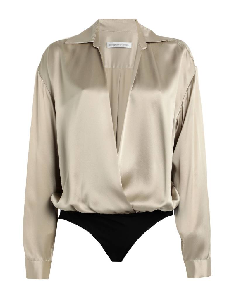 CHRISTOPHER ESBER Bodysuit Damen Platin von CHRISTOPHER ESBER