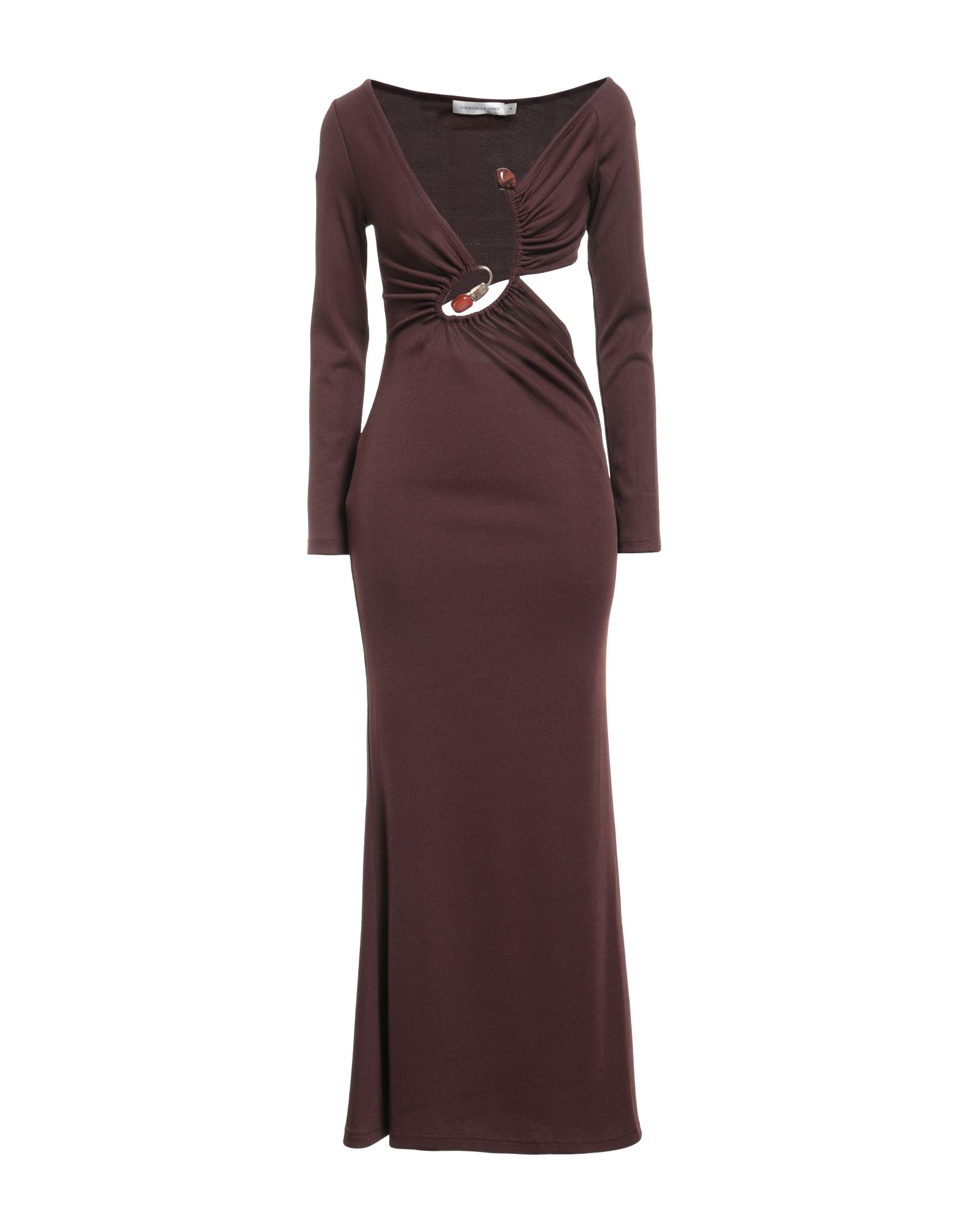 CHRISTOPHER ESBER Maxi-kleid Damen Schokobraun CHRISTOPHER ESBER Maxi-kleid Damen Schokobraun von CHRISTOPHER ESBER