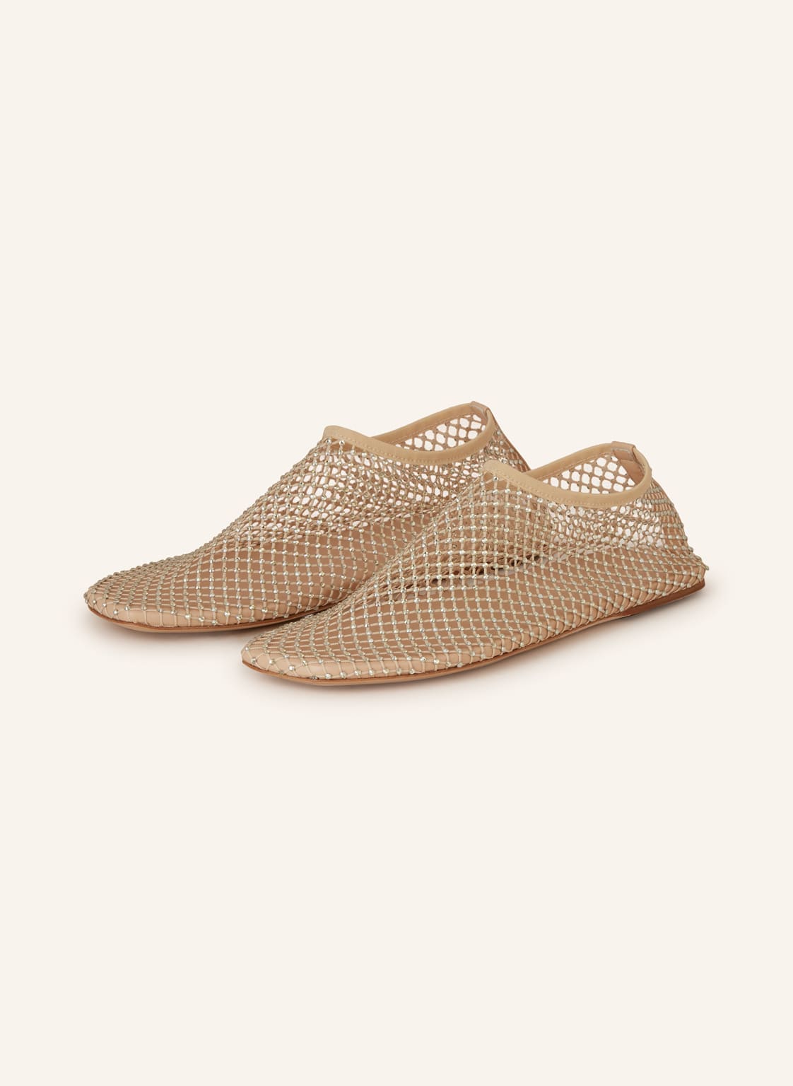 Christopher Esber Ballerinas Minette Mit Schmucksteinen beige von CHRISTOPHER ESBER