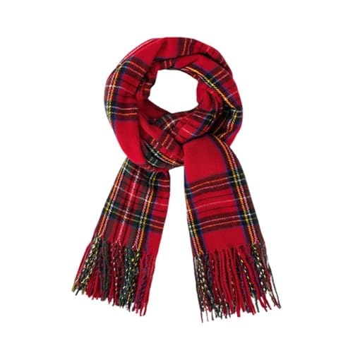 CHROMACRAFT 1 Stück Karierter Schal, Retro-Schal, Klassischer Schal Für Damen, Winterschal, Warmer Schal CHROMACRAFT 1 Stück Karierter Schal, Retro-Schal, Klassischer Schal Für Damen, Winterschal, Warmer Schal von CHROMACRAFT