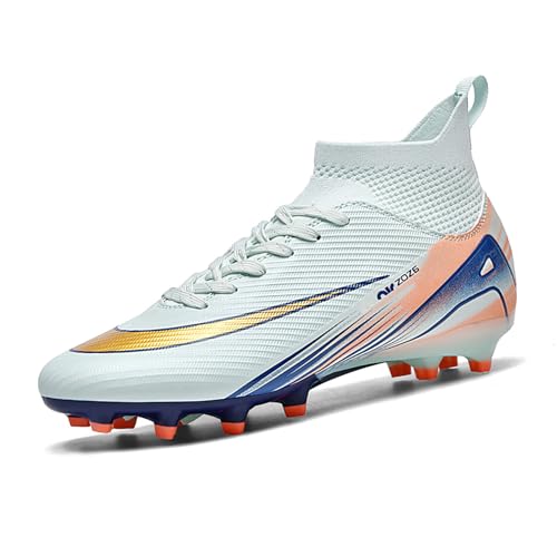 CHRRUXIN Herren Fußballschuhe High Top Spikes Jugend Outdoor Athletics Fußballschuhe Kinder Professionelle Sportschuhe Turf Trainingsschuhe CHRRUXIN Herren Fußballschuhe High Top Spikes Jugend Outdoor Athletics Fußballschuhe Kinder Professionelle Sportschuhe Turf Trainingsschuhe von CHRRUXIN