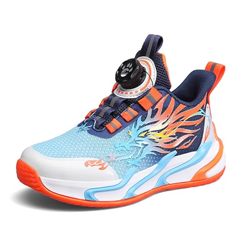 CHRRUXIN Laufschuhe Kinder Turnschuhe Jungen Hallenschuhe Mädchen Leicht Sportschuhe Atmungsaktiv Mesh Freizeit Schuhe Outdoor Fitness Sneaker von CHRRUXIN