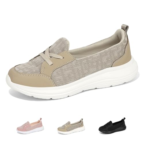 Damen Bequeme OrthopäDische Wanderschuhe, 2024 Neue OrthopäDische Frauen Atmungsaktive Rutsch Auf Bogen UnterstüTzung rutschfeste Schuhe Damen Bequeme OrthopäDische Wanderschuhe, 2024 Neue OrthopäDische Frauen Atmungsaktive Rutsch Auf Bogen UnterstüTzung rutschfeste Schuhe von CHRRUXIN