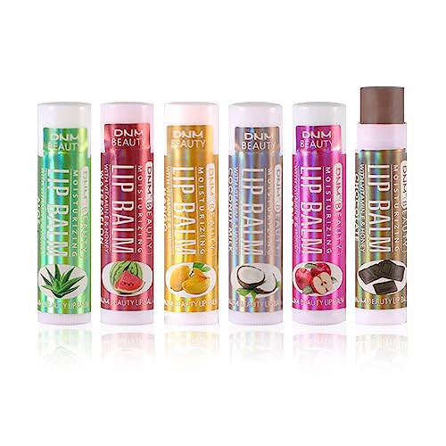 CHSEEO 6 Pcs Temperatur Lippenbalsam Set, Feuchtigkeitscreme Temperatur Lipgloss Langanhaltende Lippenstift, Kosmetik Makeup Set für Mädchen und Frauen Weihnachten Muttertag Geschenk - C von CHSEEO