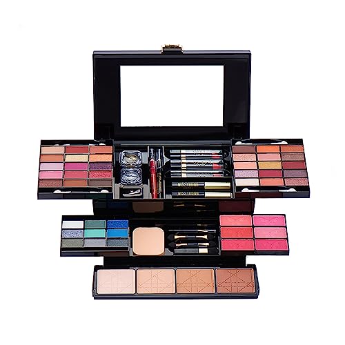 CHSEEO Make up Set Schminkset Cosmetics Schminkkoffer Kosmetik Geschenk Set Lipgloss Lidschatten Concealer Palette Puder Lippenstift Make-up Paletten für Gesicht, Augen und Lippen #1 von CHSEEO